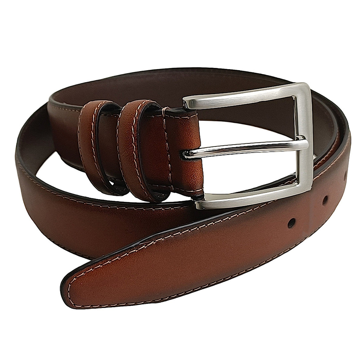 Pilbara Statesman Leather Belt - Vintage Brown
