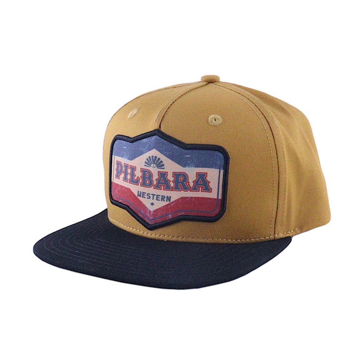 Pilbara Western Oil Can Cap - Whiskey/Black