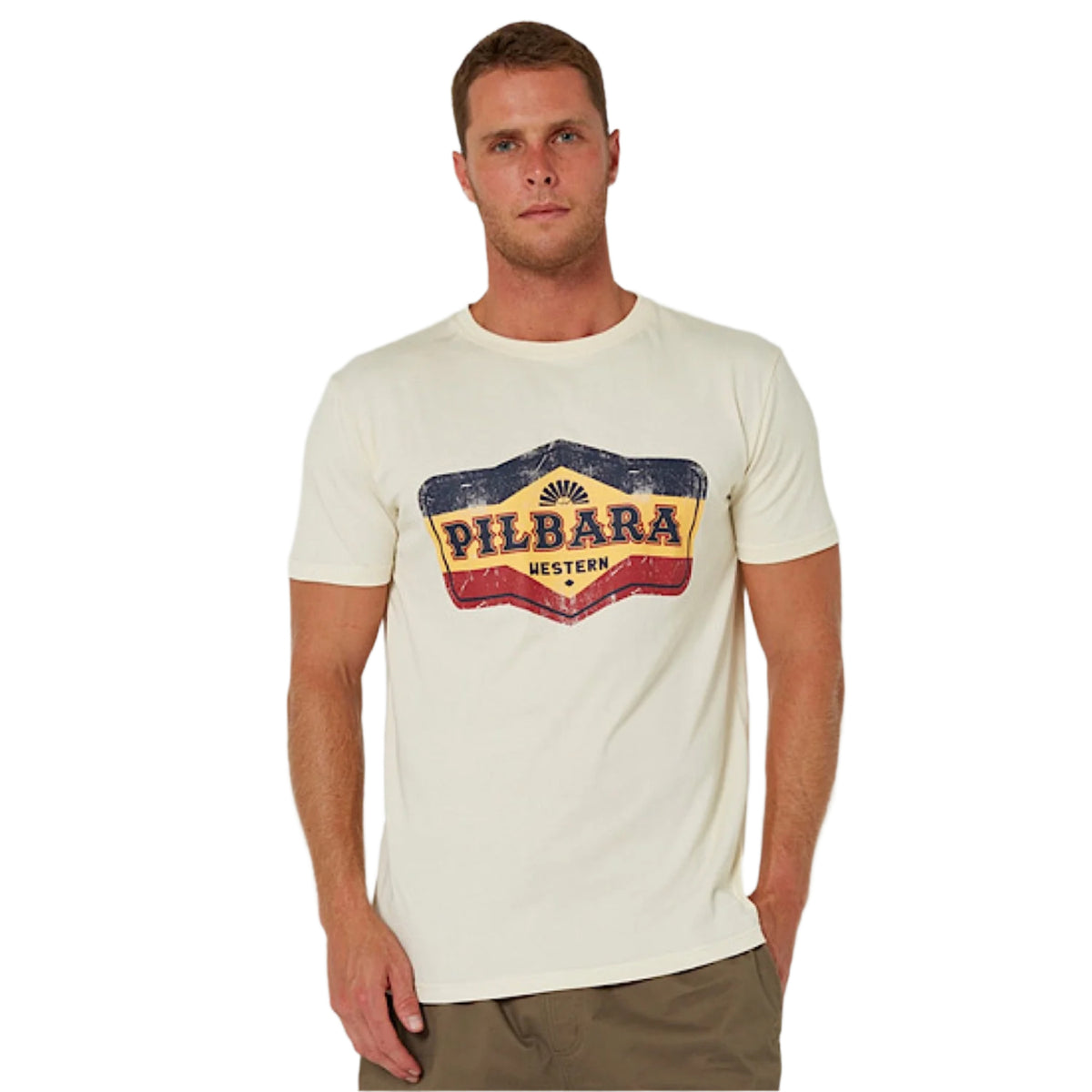 Pilbara Mens Oil Can T-Shirt - Scour