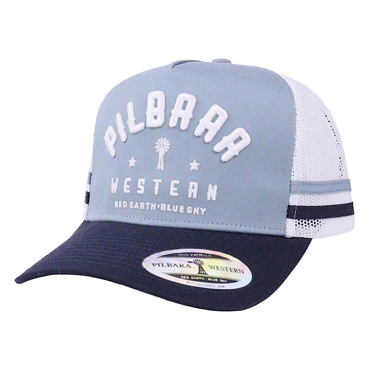 Pilbara Western Classic Cap - Slate/Navy/White