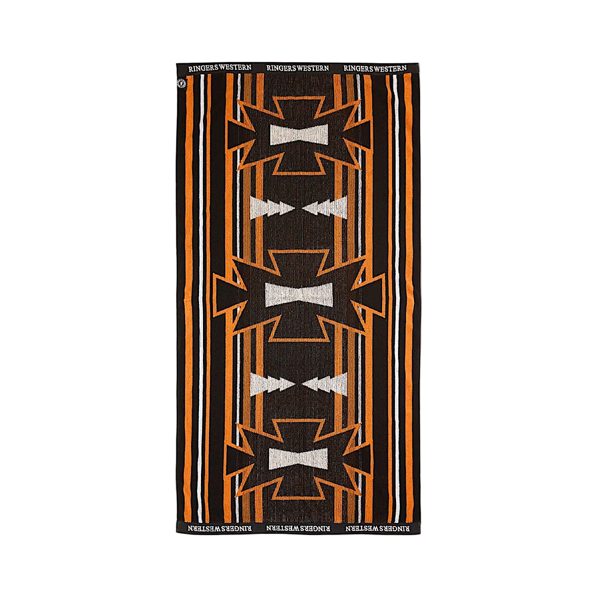 Ringers Western Aztec Jacquard Towel - Black