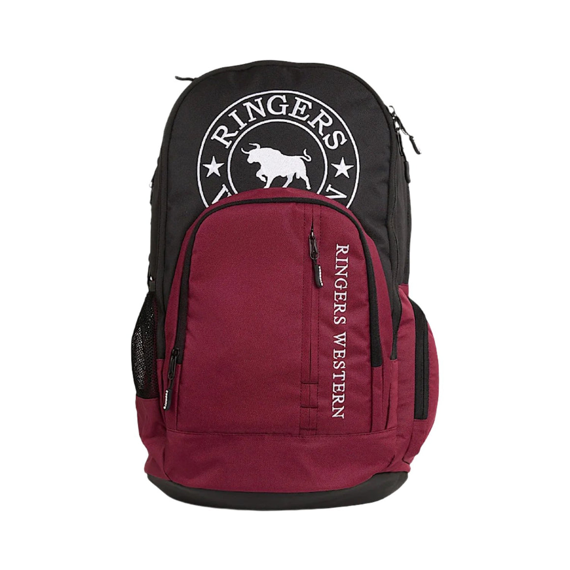 Ringers Western Holtze Backpack - Burgundy with Black