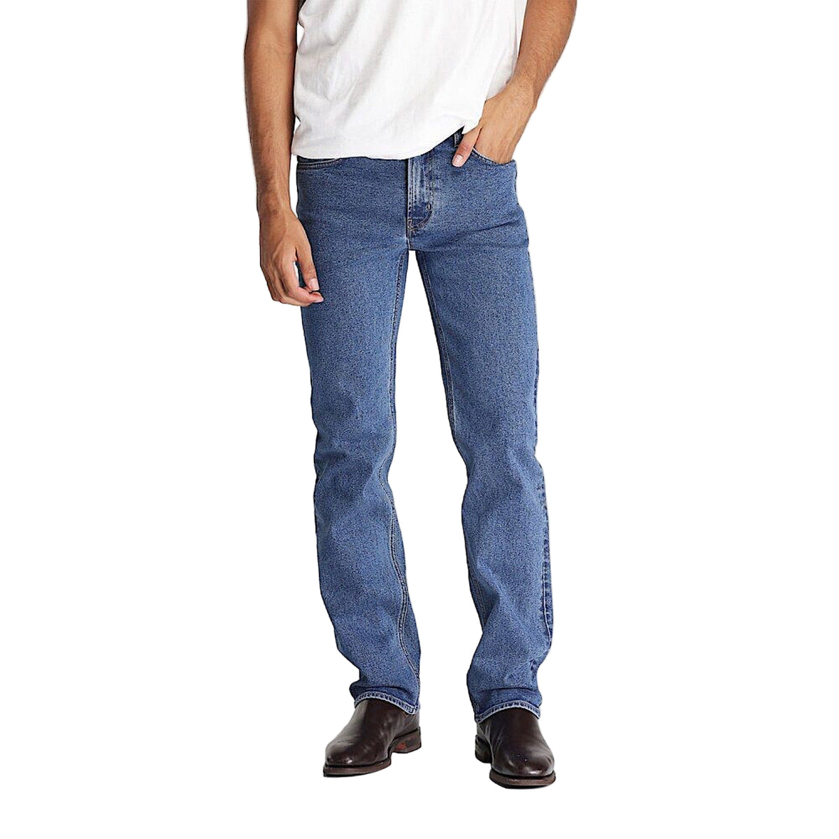 Riders By Lee Mens Classic Straight Stretch Jean - Stonewash