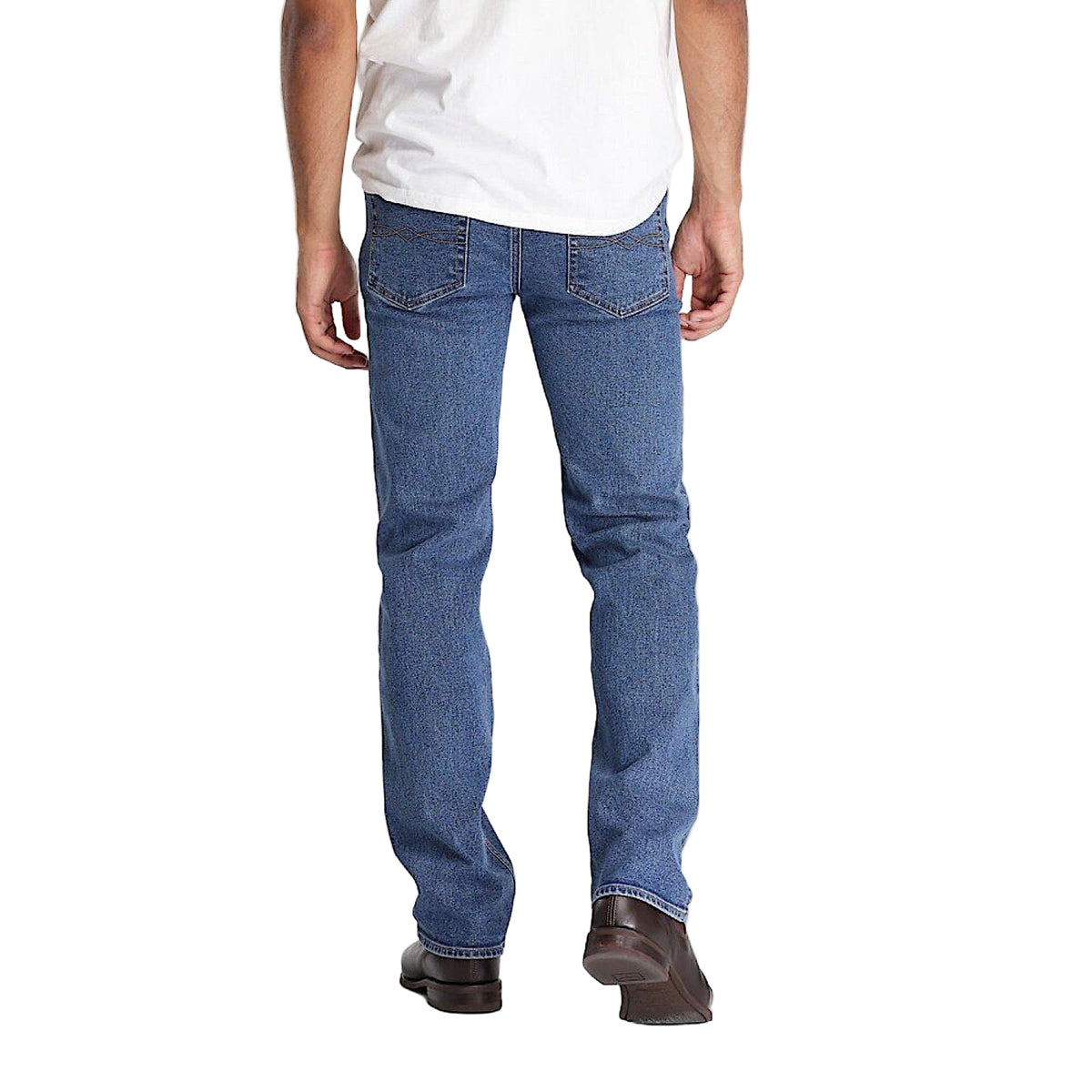 Riders By Lee Mens Classic Straight Stretch Jean - Stonewash
