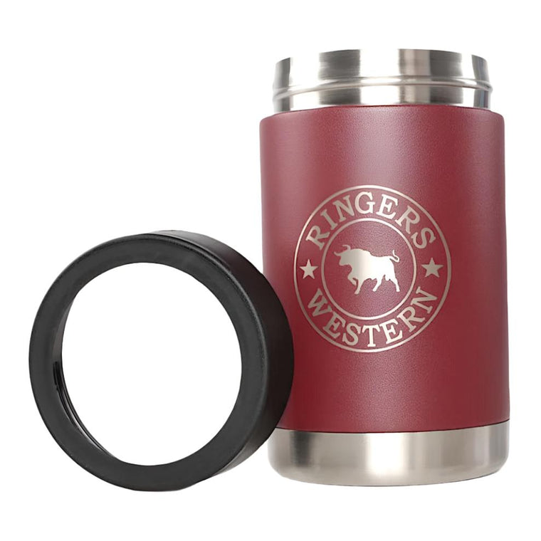 Ringers Western Escape Can Cooler - Maroon