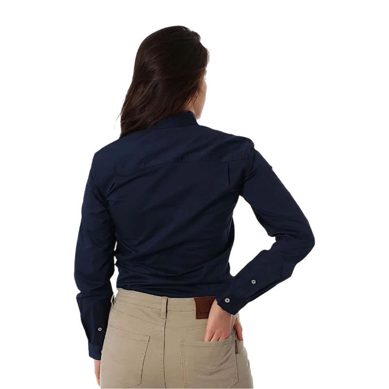 Ringers Western Women’s Longreach Dress Shirt - Navy