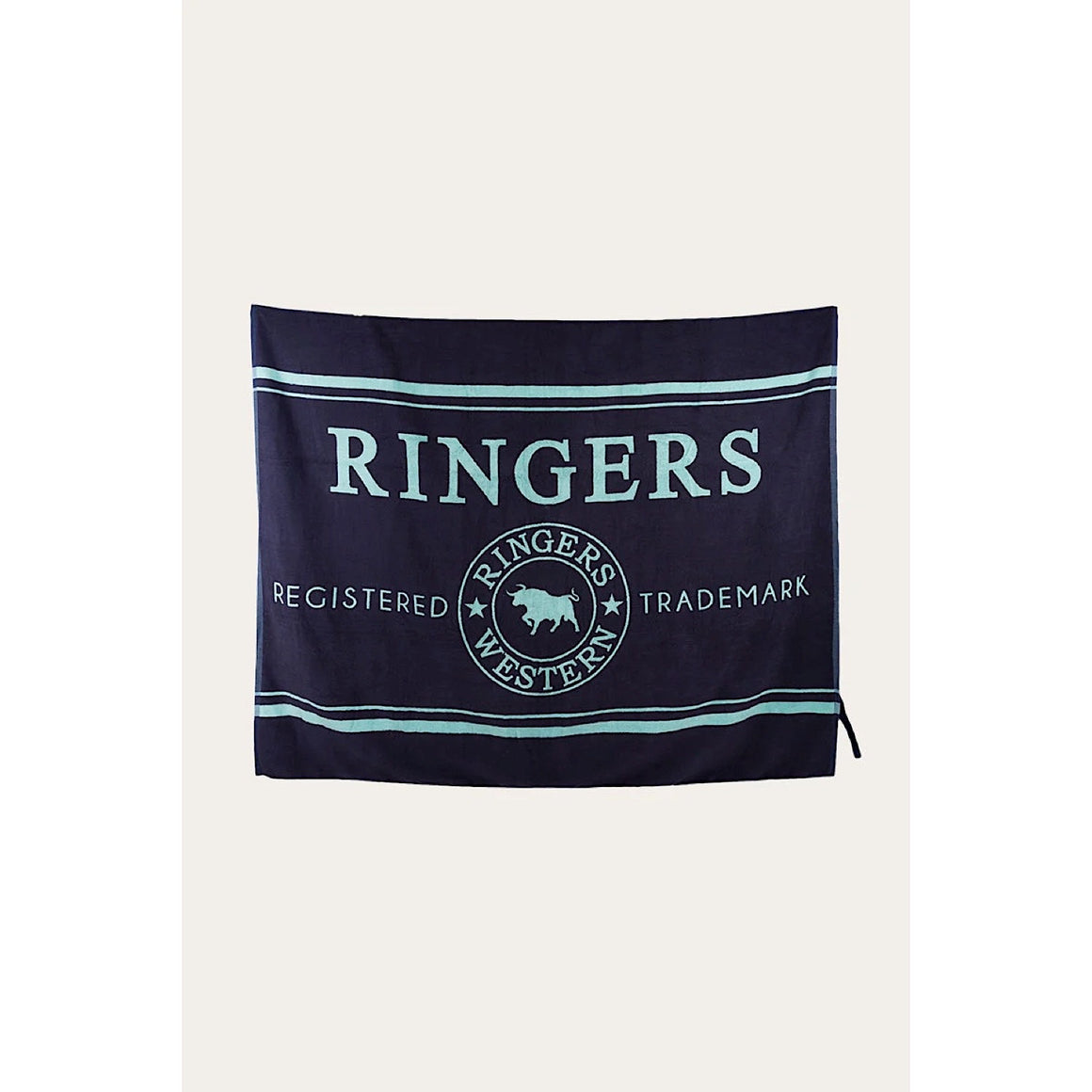 Ringers Western Tamarama Beach Towel - Dark Navy/Sea Glass