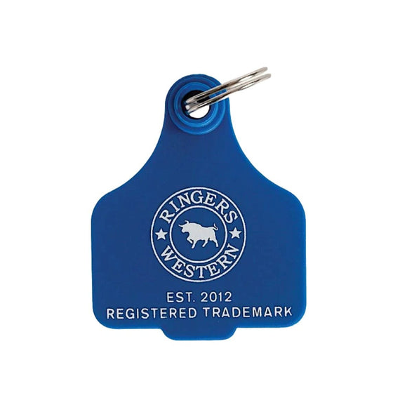 Ringers Western Cattle Tag - Royal Blue