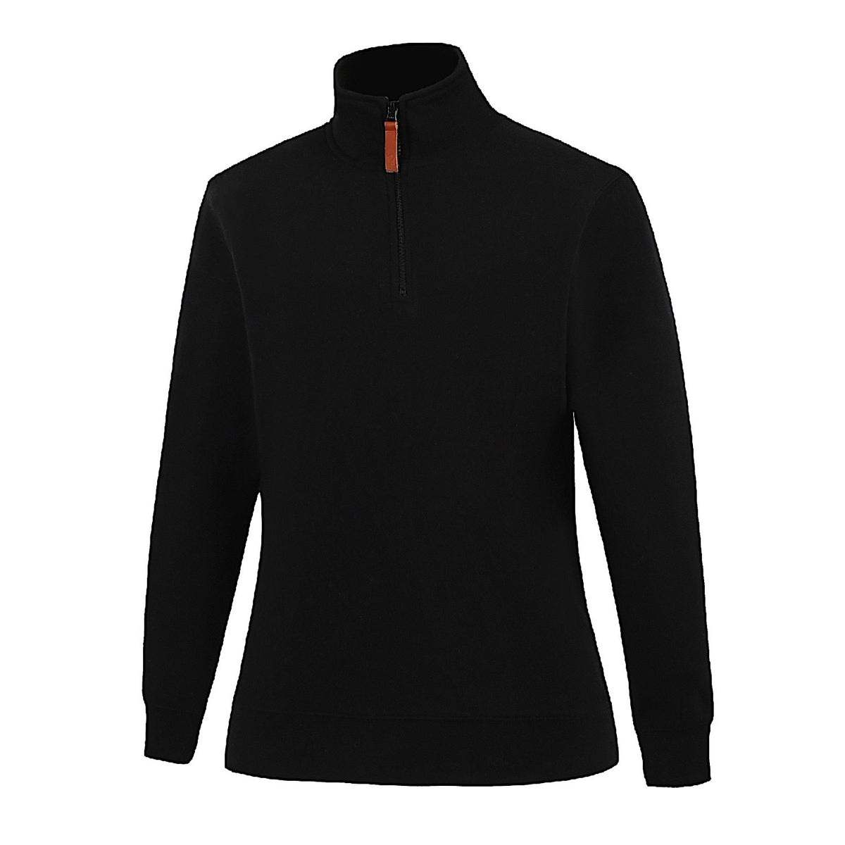 Pilbara Women's Classic Zipper Fleece Pullover - Black
