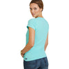 Ariat Womens Varsity Outline S/S T-Shirt Pool Blue