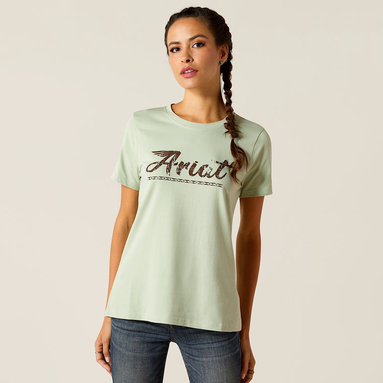 Ariat Womens Classic S/S Tee Frosty Green
