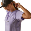 Ariat Womens Rebar Workman Graphic Ariat Logo S/S T-Shirt Lavender