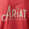 Ariat Womens Rebar Workman Graphic Ariat Logo S/S T-Shirt Teaberry