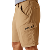 Ariat Men's Rebar DuraStretch Workflow Ultralight Shorts - Field Khaki