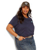 Ariat Women's Bronco T-Shirt Navy