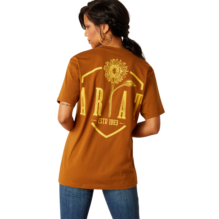 Ariat Women's Sunflower T-Shirt - Rubber