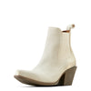 Ariat Women's Bradley Heeled Ankle Boot Cloud White Suede / Pearl