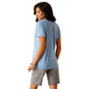 Ariat Women's Acres T-Shirt Light Blue Heather