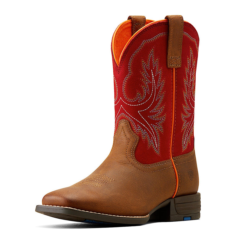 Ariat Kid's Wilder Western Boot Grand Canyon/Ruby Red