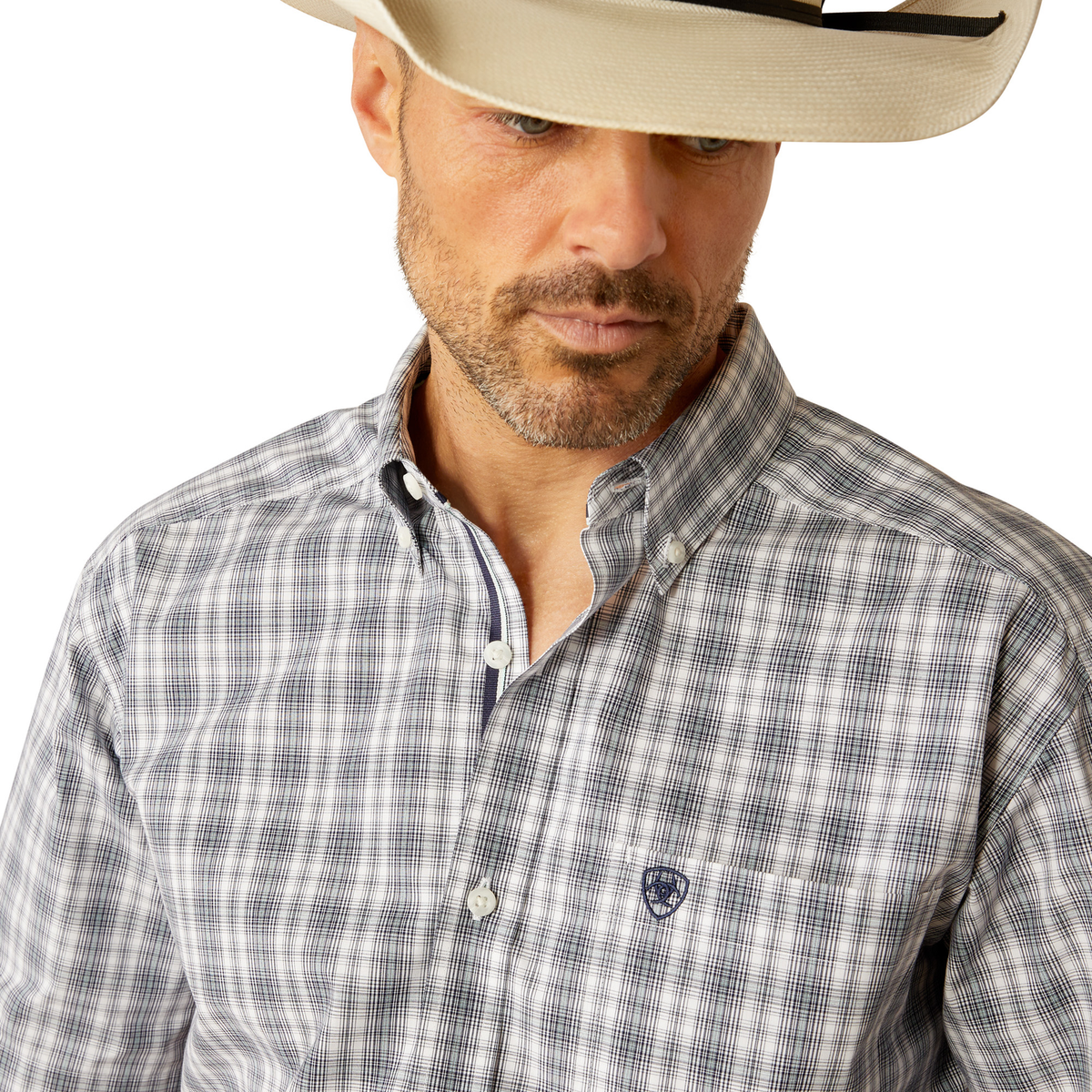 Ariat Men’s Pro Series Charlie Classic Fit Shirt - Navy