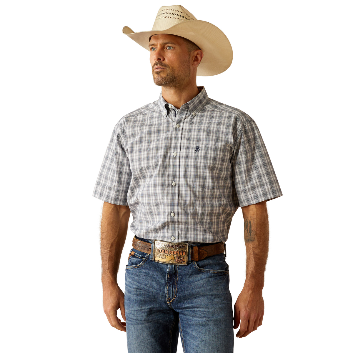 Ariat Men’s Pro Series Charlie Classic Fit Shirt - Navy