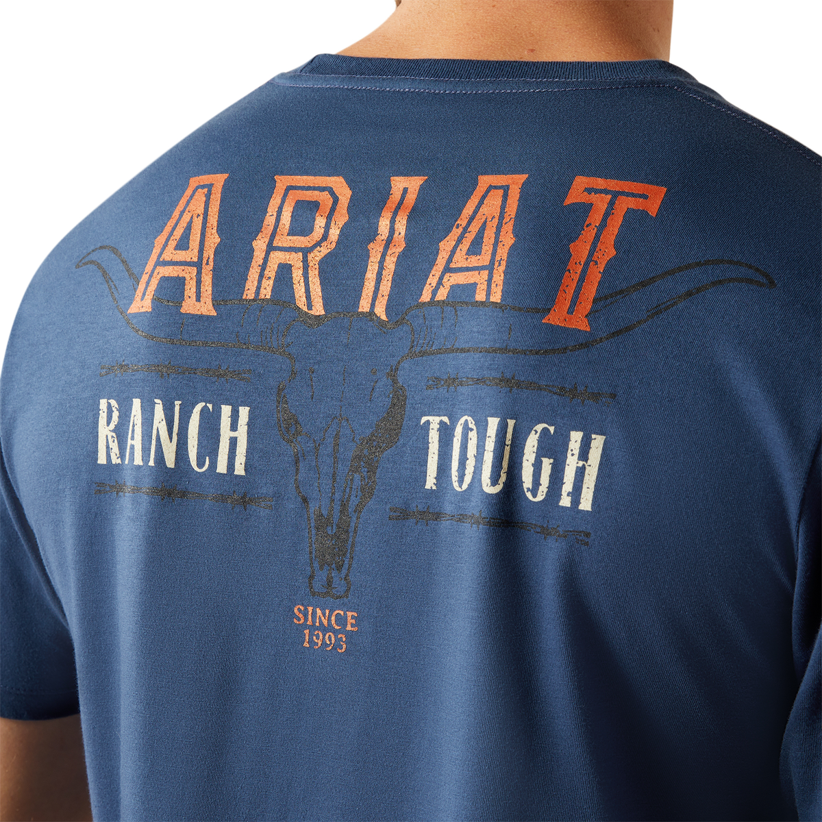 Ariat Men's Ranch Tough T-Shirt- Space Blue