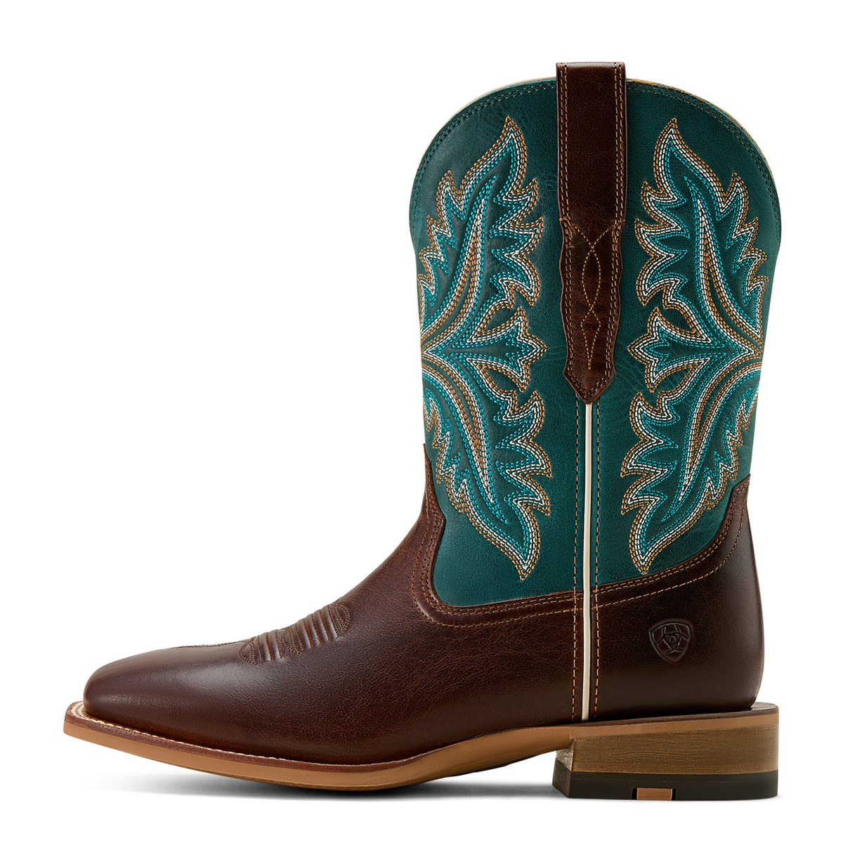 Ariat Men's Walker Cowboy Boot - Espresso/Scuba Blue