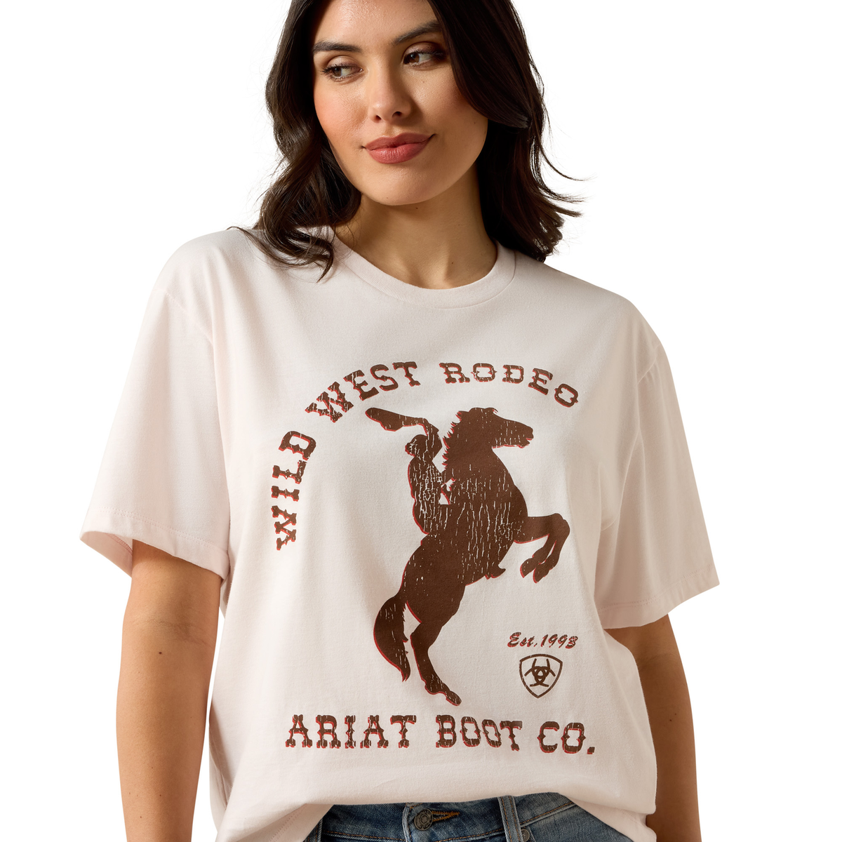 Ariat Women's Wild West Rodeo T Shirt - Pink