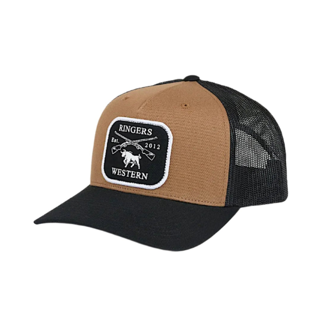 Ringers Western Shotgun Trucker Cap - Clay/Black