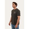 Ringers Western Signature Bull Men's Loose T-Shirt - Charcoal/Dark Sand