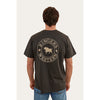 Ringers Western Signature Bull Men's Loose T-Shirt - Charcoal/Dark Sand