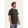 Ringers Western Signature Bull Men's Loose T-Shirt - Charcoal/Dark Sand