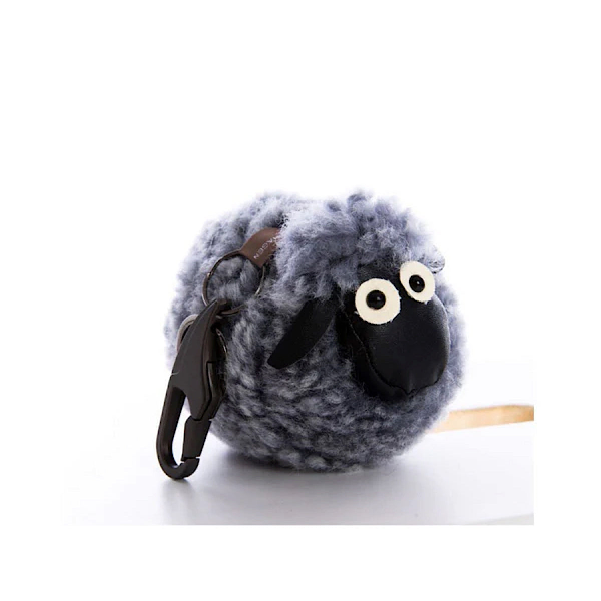 Auskin Sheepskin Key Ring - Grafit