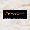 Burke & Wills Sticker 250 Black/Gold