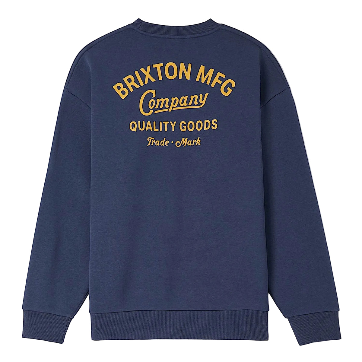 Brixton Men's Straton Crew - Washed Navy
