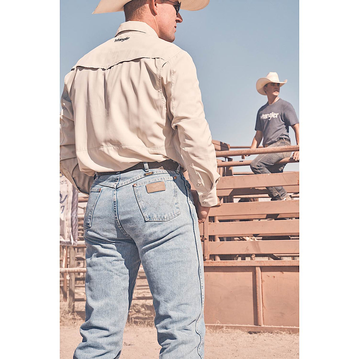 Wrangler Men's Cowboy Cut Original Fit Jean - Bleach