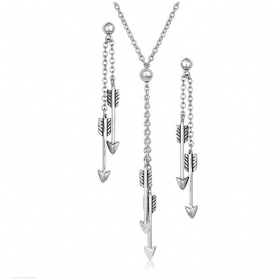 Montana Silversmiths Doubling Down Arrow Jewellery Set