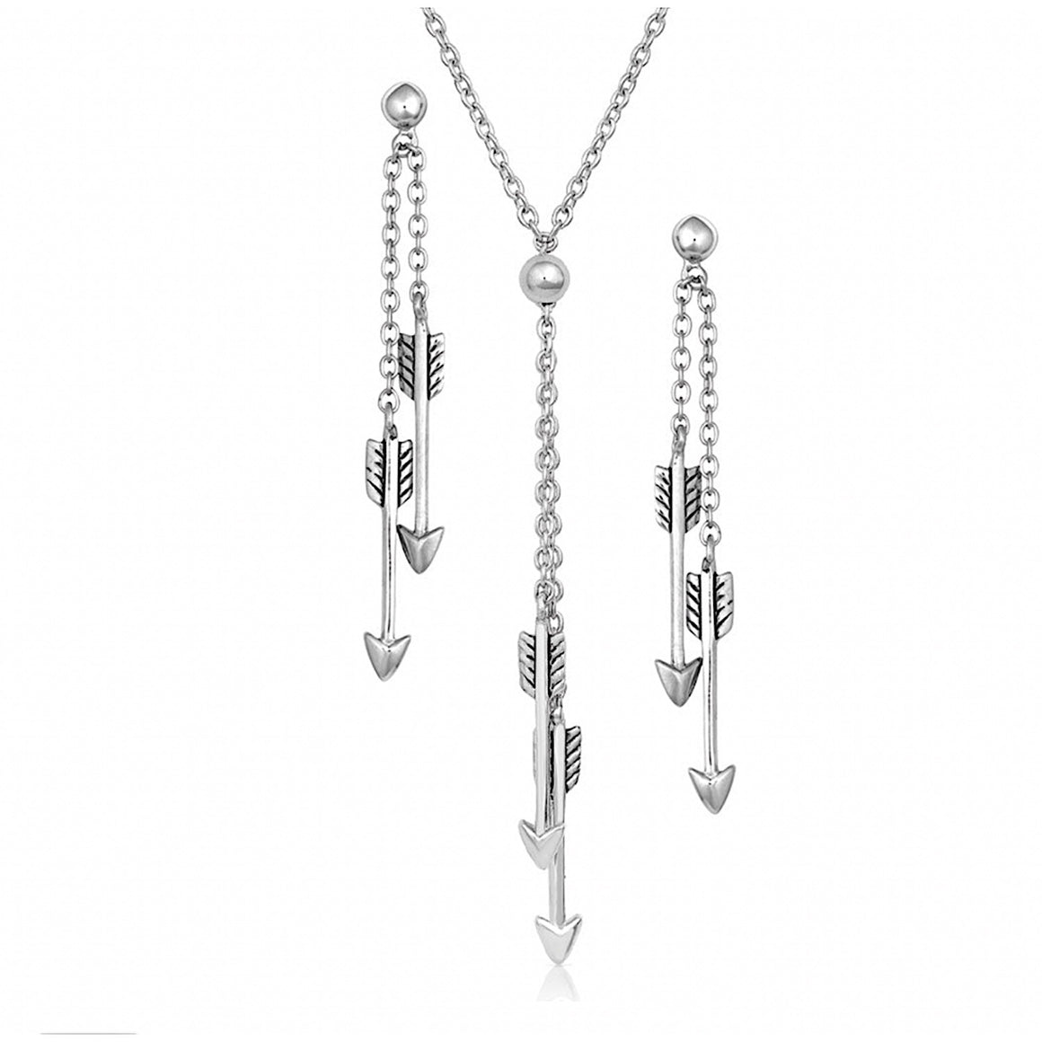 Montana Silversmiths Doubling Down Arrow Jewellery Set