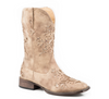 Roper Women's Kennedy Boot - Tan/Gold Underlay