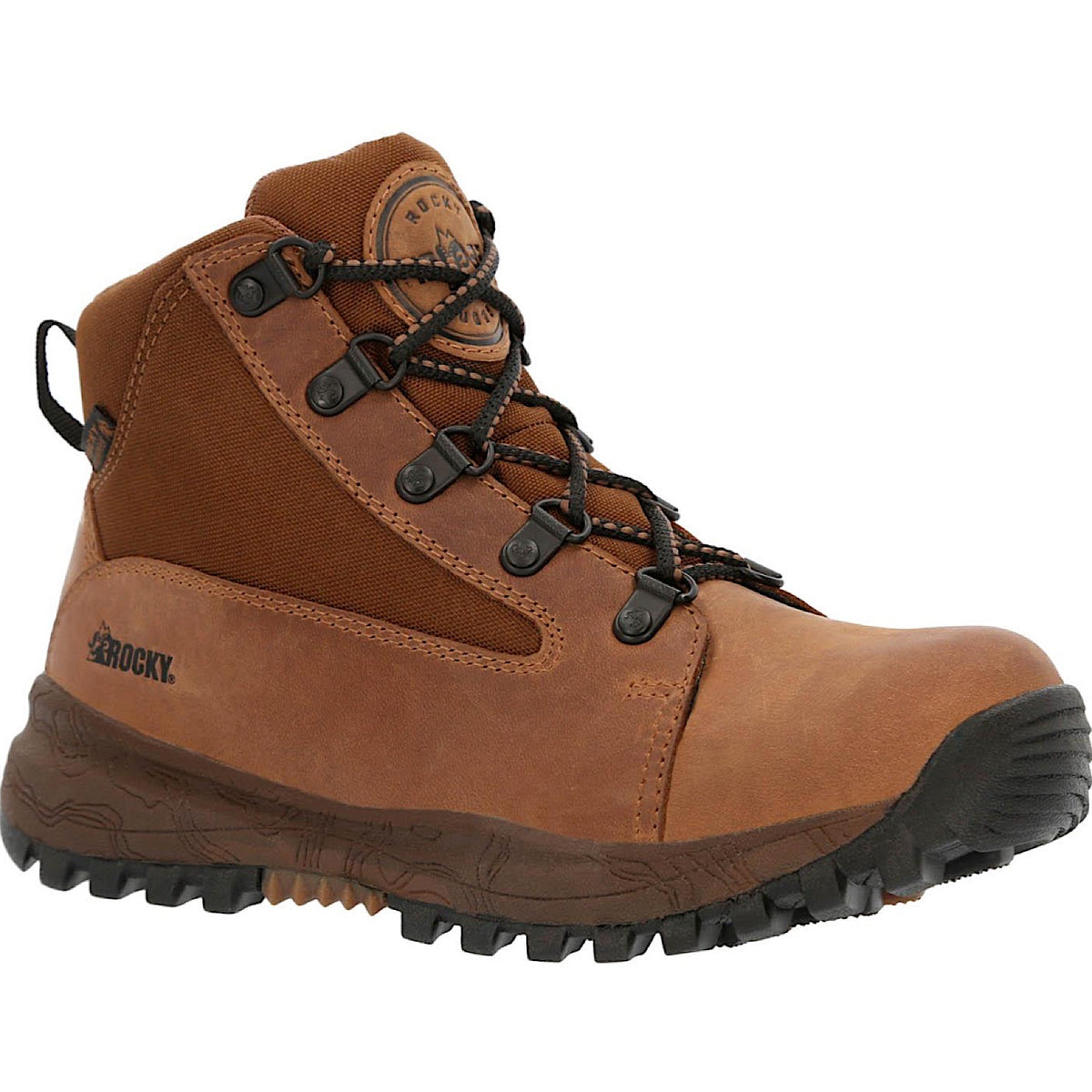 Rocky Kids Spike Lil Kid Waterproof Outdoor Boot - Bark Brown