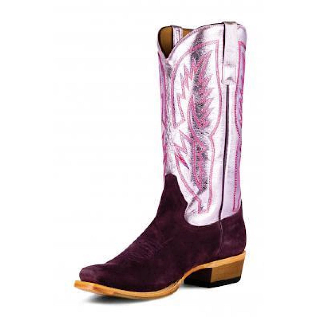 Macie Bean Women's Cosmic Cowgirl Western Boot - Pink Metallic