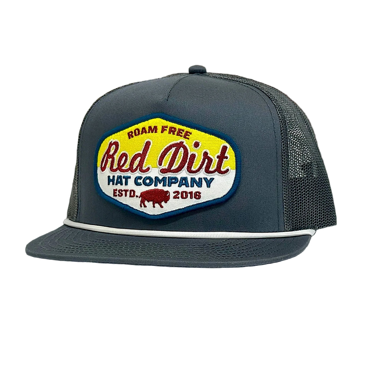 Red Dirt Hat Co Old Timer Cap - Charcoal