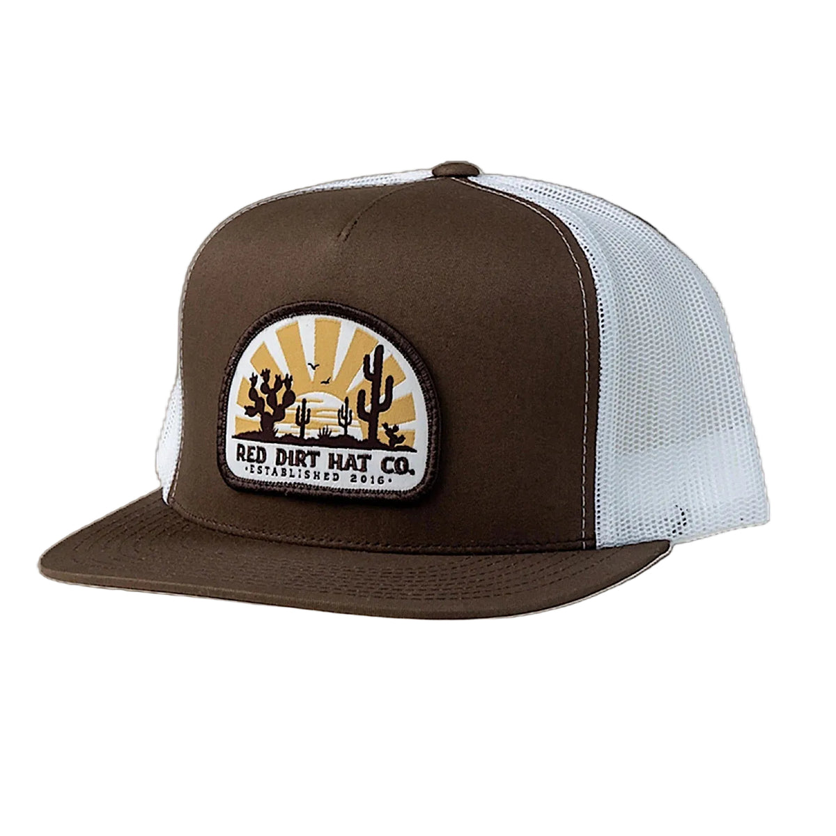 Red Dirt Hat Co Day Break Cap - Brown/White
