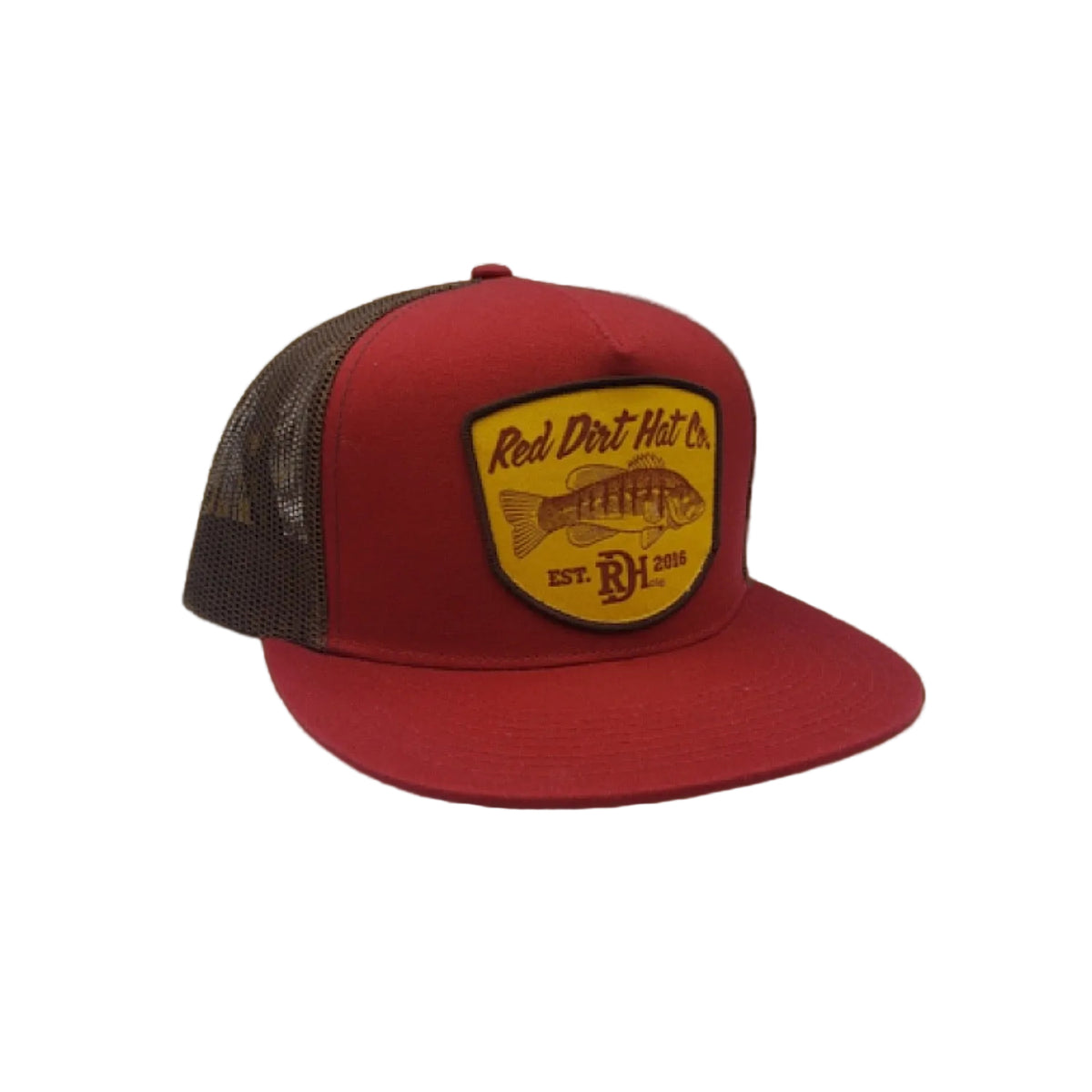 Red Dirt Hat Co Game Warden Cap - Red/Brown