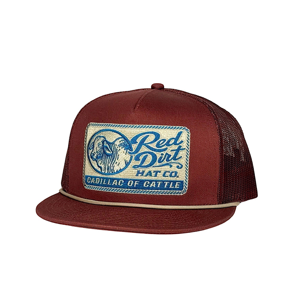 Red Dirt Hat Co Where's The Beef Cap - Bungundy