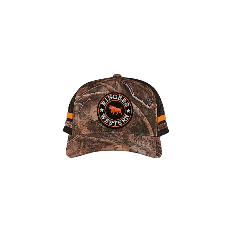 Ringers Western McCoy Trucker Cap - Camo/Orange