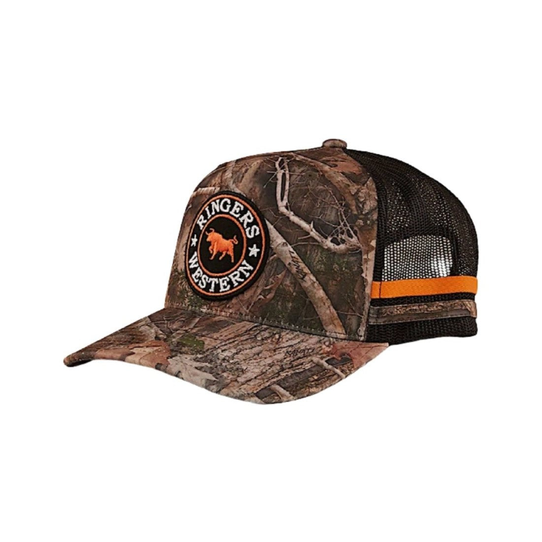 Ringers Western McCoy Trucker Cap - Camo/Orange