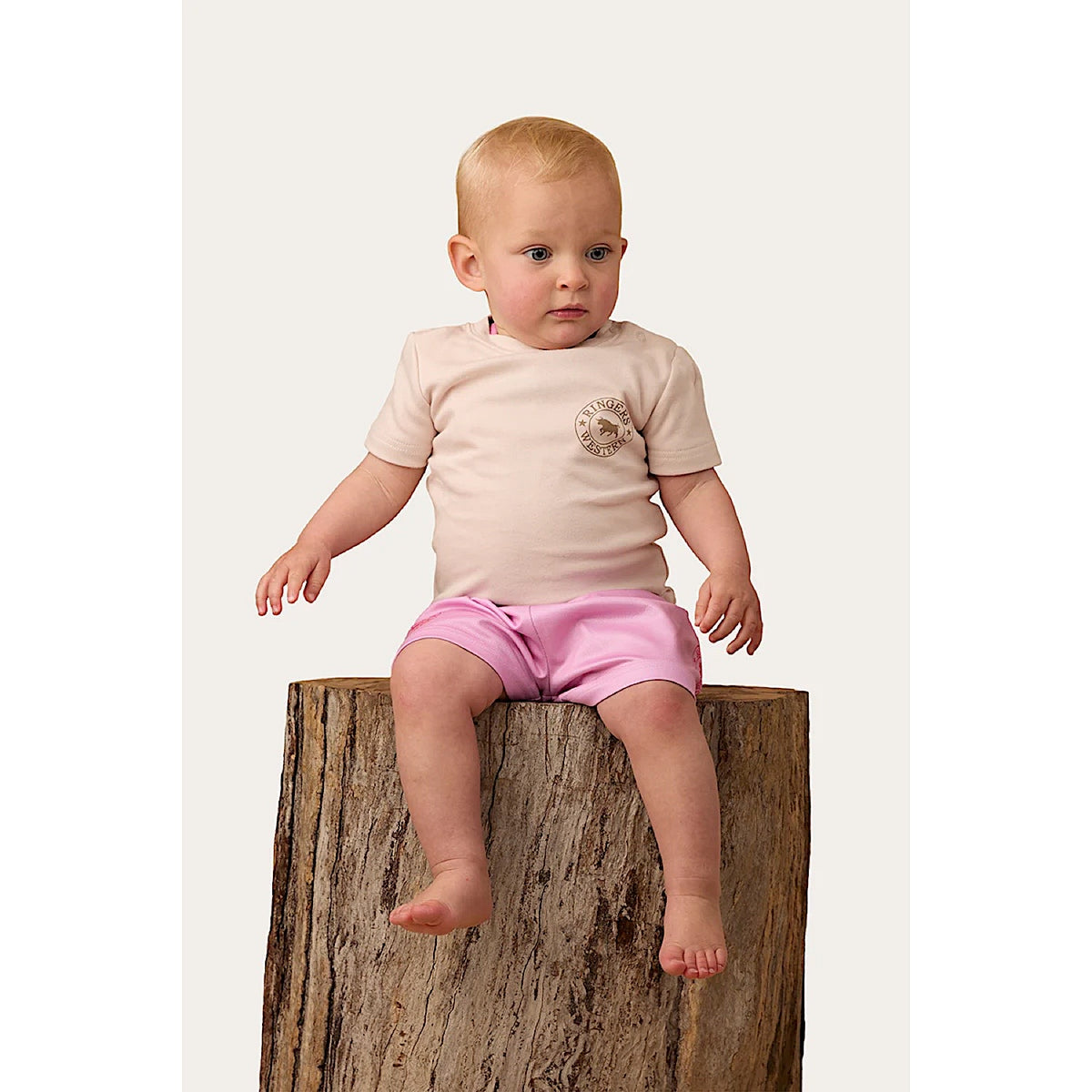Ringers Western Babies Signature Bull T-Shirt - Beige/Clay