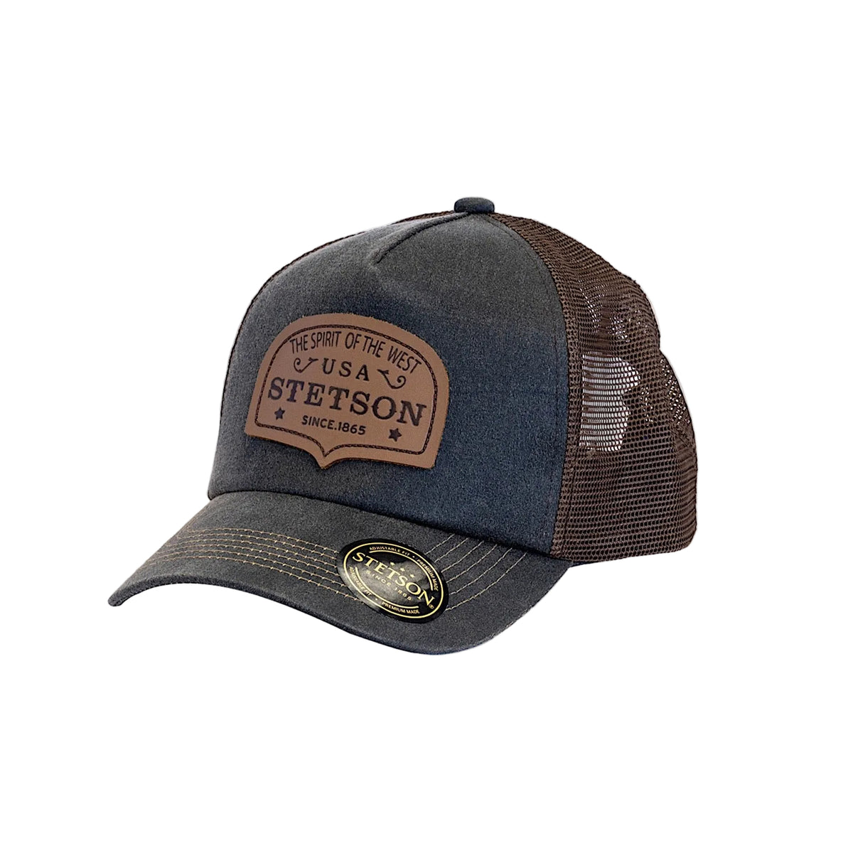Stetson Spirit Of The West Trucker Cap - Brown