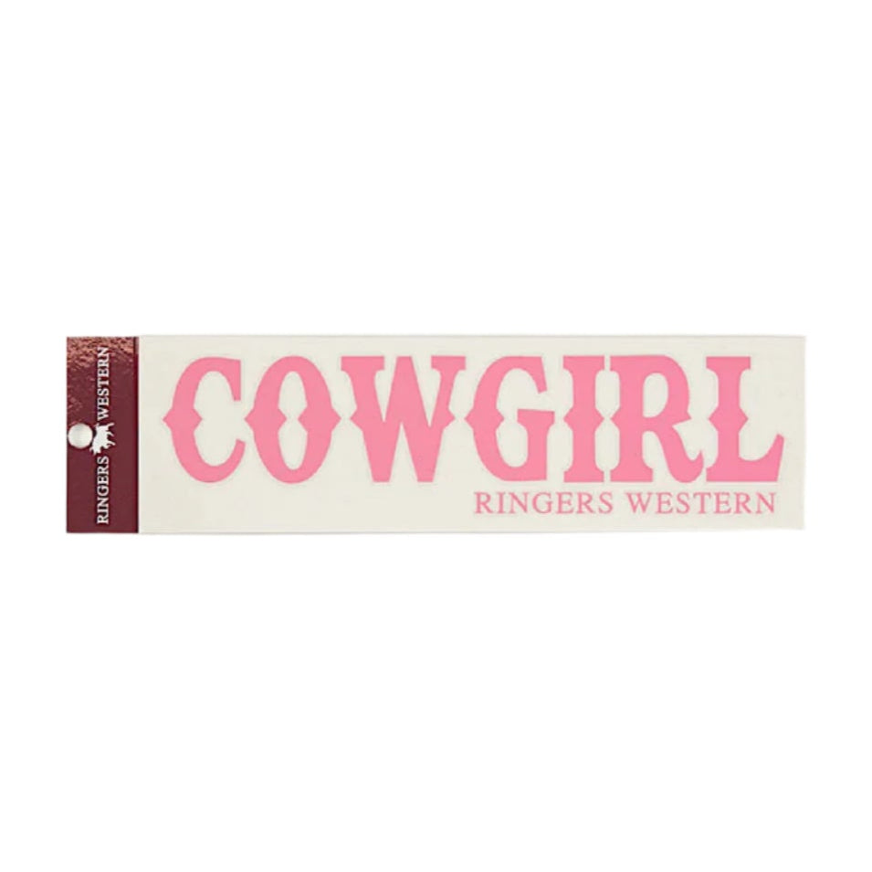 Ringers Western Cowgirl Die Cut Sticker - Melon